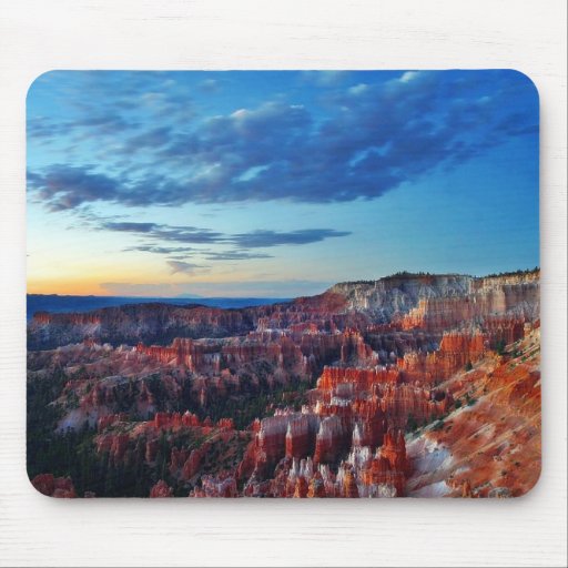 Bryce Canyon Sunrises Clouds Mouse Pads