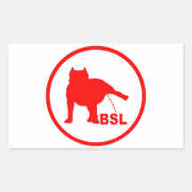 BSL - PIT BULL STICKER