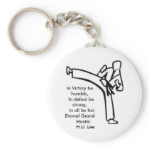 BSS0165, In Victory be humble,  In defeat be st... Key Chains
