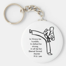 BSS0165, In Victory be humble,  In defeat be st... Key Chains