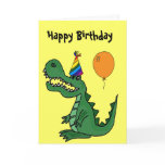 BT- Cartoon Gator Birthday Card