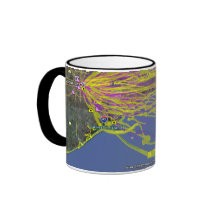 BTS-1 Balloon Trajectory Prediction Map Coffee Mugs