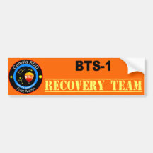 BTS-1 Recovery Team Bumper Sticker