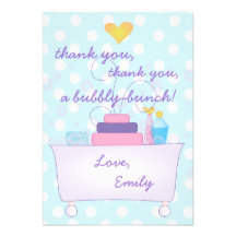 Bubble Bath Party Invites