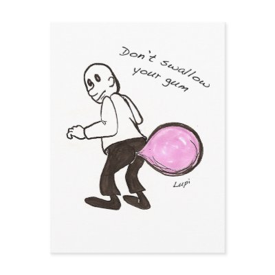 Bubble Butt Postcard by volsungaloop