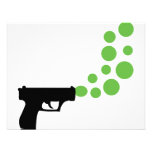 bubble gun with bubbles icon personalized announcements