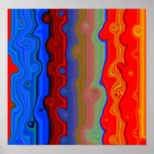 bubble lines poster