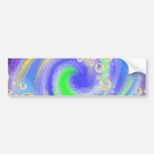 Bubble Twirl Bumper Sticker