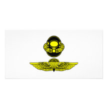 Bubblehead Helmet & Jumpwings Photo Card