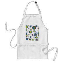 Bubbles and Lines Apron