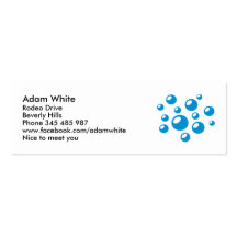 Bubbles Business Card Template