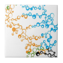 Bubbles design tile
