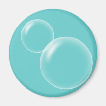 Bubbles Fridge Magnets