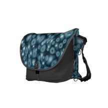 Bubbles of Blue Messenger Bag