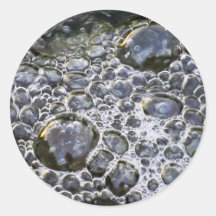 Bubbles Round Sticker
