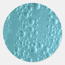 Bubbles Round Sticker
