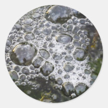 Bubbles Round Stickers