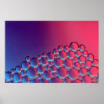 Bubbles texture poster