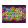 Bubblevine Purple Thank You Postcard
