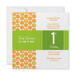 Bubbly Birthday: Lime Party Invitation