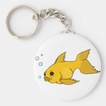 Bubbly Goldfish Key Chains