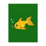 Bubbly Goldfish Postcards