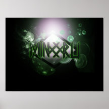 Bubbly Green Poster