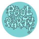 Bubbly Pool Party Stickers