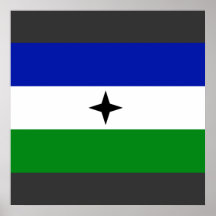 Bubi nationalist, Equatorial Guinea Posters