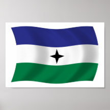 Bubi Nationalist Flag Poster Print