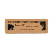 Bubu Wished Joy to All Return Address Label