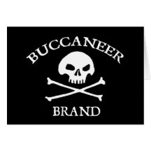 Buccaneer Brand Notecard