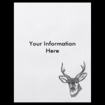 Buck Flyer with Buck logo flyers