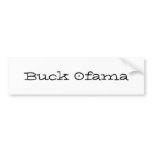 Buck Ofama Bumper Sticker