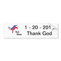Buck Ofama Bumper Sticker
