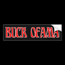 BUCK OFAMA BUMPER STICKER bumper stickers