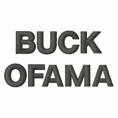 Buck Ofama Embroidered Shirt by antiobamastuff