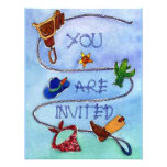 BUCKAROO BIRTHDAY PARTY INVITATION ~ EZ2 CUSTOMIZE