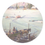 BUCKBOARD WAGON by SHARON SHARPE stickers