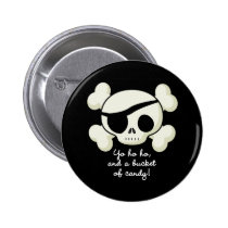 Bucket of Candy Pirate buttons