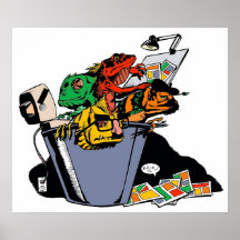 Bucket of Lizards Posters