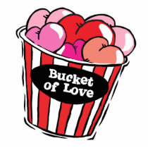 bucket of love png photo cut outs