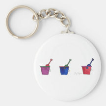 Buckets & Shovels Keychain