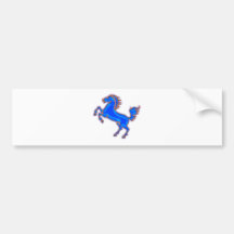 Bucking Bronco Bumper Sticker