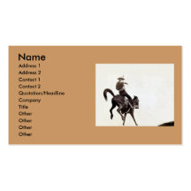 Bucking Bronco Business Card