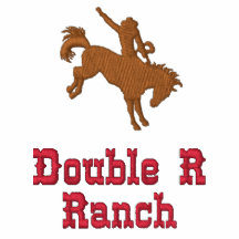 Bucking Bronco with Customizable Text