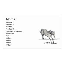 Bucking Business Card Template