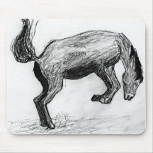 Bucking Horse Mouse Pad