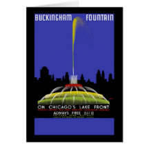 Buckingham Fountain On Chicago's Lake Front Greeting Card