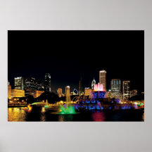 Buckingham Fountain Print
